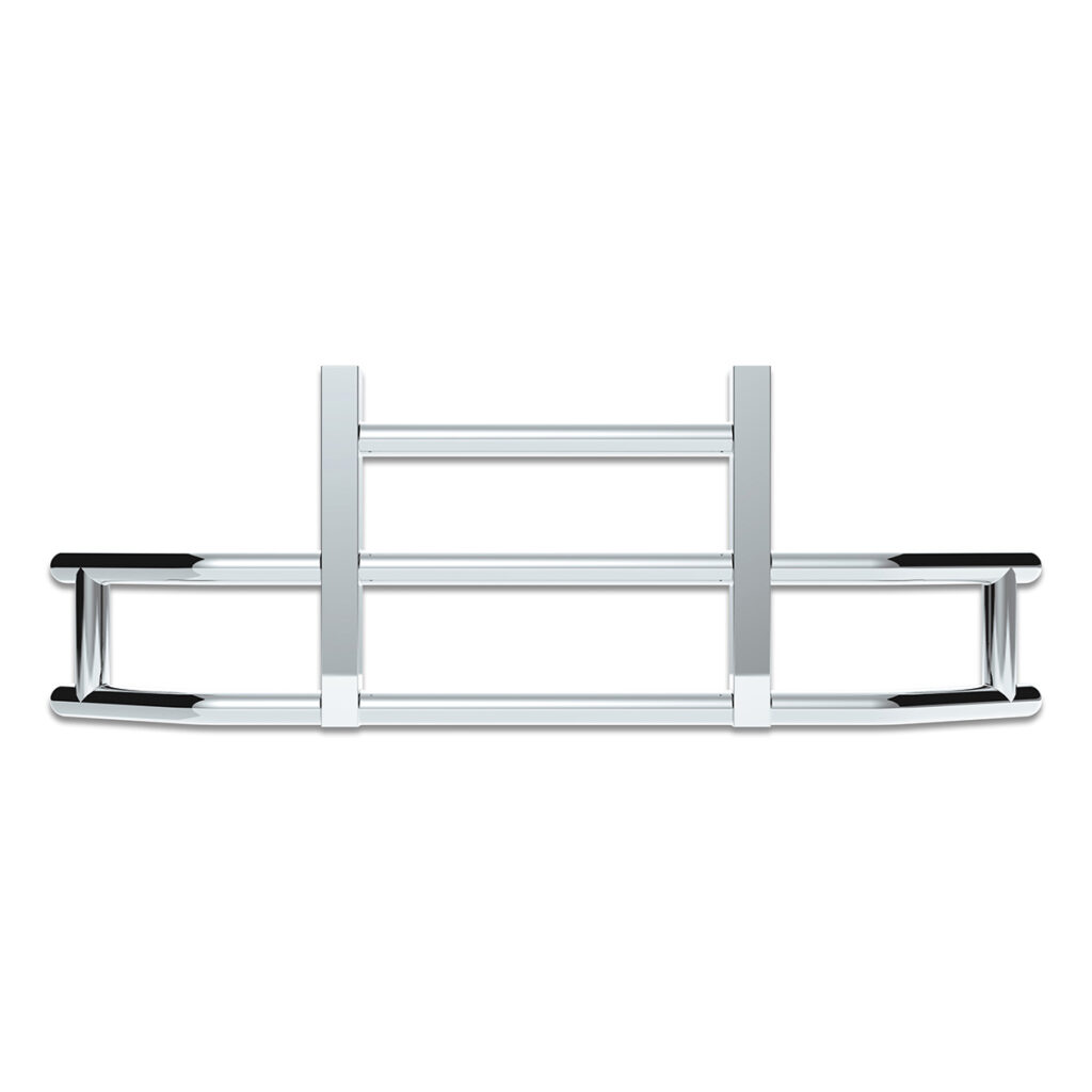 HighwayShield I25-304 Stainless Steel Grille Guard & Bracket Kit For 2022-2025 Peterbilt 579 & Kenworth T680 80037
