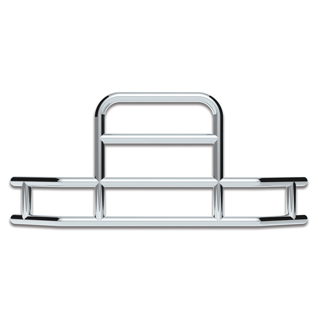 HighwayShield I85-304 Stainless Steel Grille Guard & Bracket Kit For 2012-2021 Peterbilt 579 80049