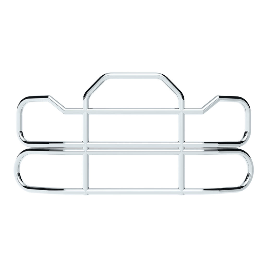 HighwayShield I95-304 Stainless Steel Grille Guard & Bracket Kit For 2012-2021 Peterbilt 579 80103