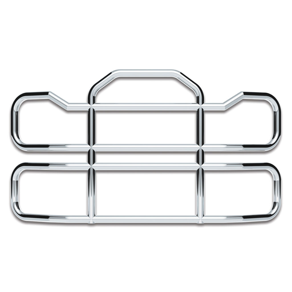 HighwayShield I95 R-304 Stainless Steel Grille Guard & Bracket Kit For 2022-2025 Peterbilt 579 & Kenworth T680 80118