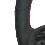 18" YourGrip GT PRO Leather Steering Wheel For 2012-2021 Peterbilt 579 & 2013-2021 Kenworth T680-Black - Image 5