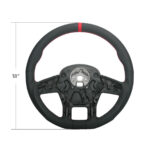 18" YourGrip GT PRO Leather Steering Wheel For 2012-2021 Peterbilt 579 & 2013-2021 Kenworth T680-Black - Image 8