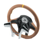 18" YourGrip GT PRO Leather Steering Wheel For 2012-2021 Peterbilt 579 & 2013-2021 Kenworth T680-Brown - Image 4