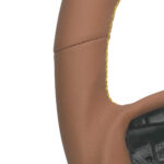 18" YourGrip GT PRO Leather Steering Wheel For 2012-2021 Peterbilt 579 & 2013-2021 Kenworth T680-Brown - Image 5