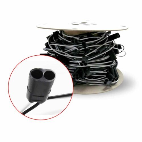 Double Female Pigtail Wire Harness with 10" Connector Spacing - 110 Plugs-D610