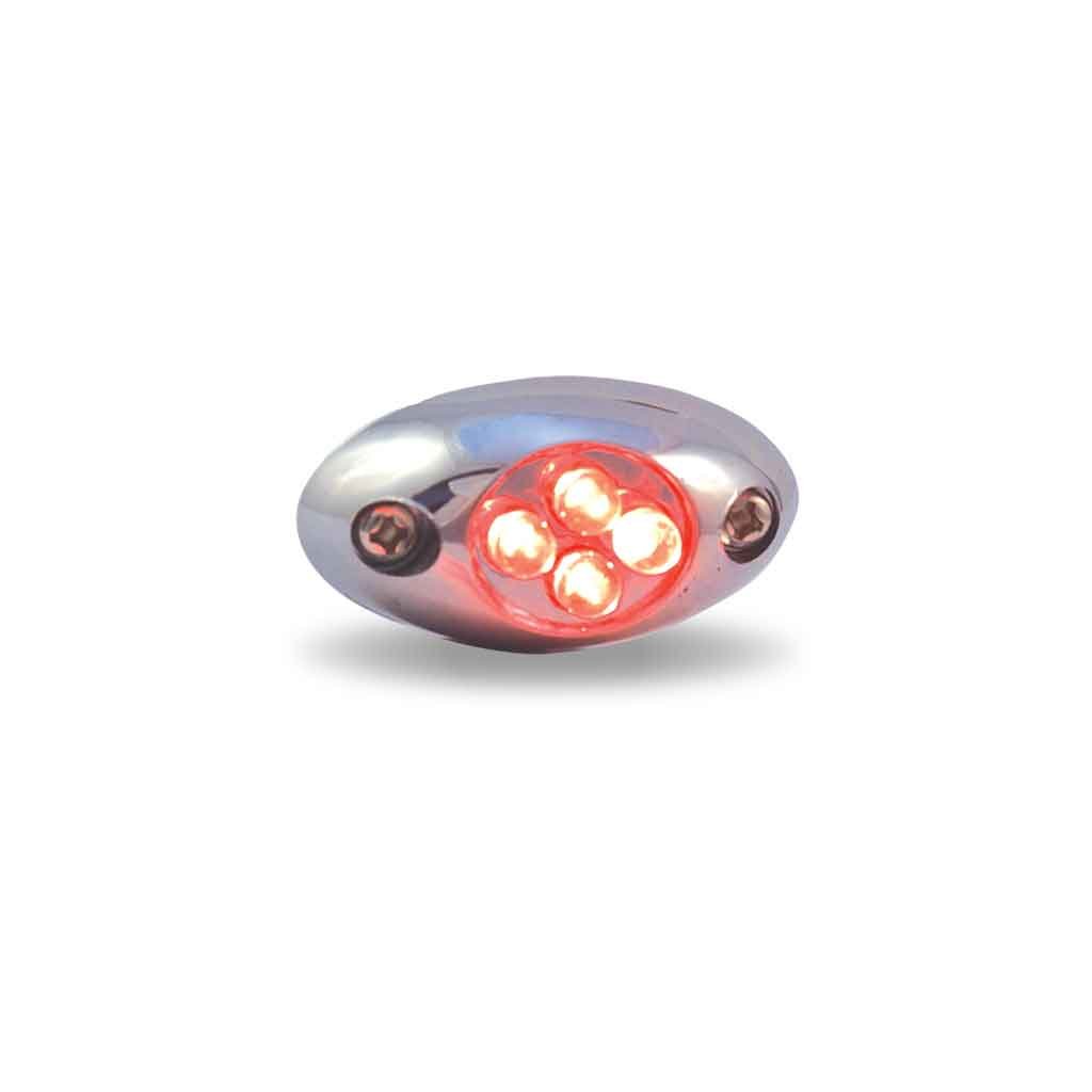 Red LED Courtesy Light - 4 Diodes-TB-C4R