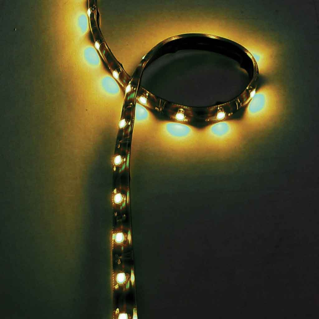 16' Clear Amber Flexible LED Roll - 18 Diodes Per Foot-TB-F2A