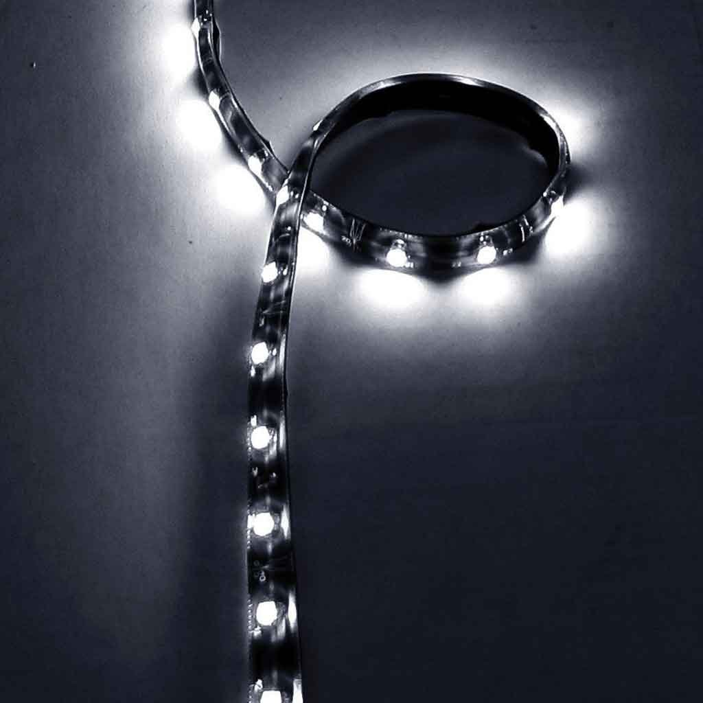 16' Clear White Flexible LED Roll - 18 Diodes Per Foot-TB-F2W