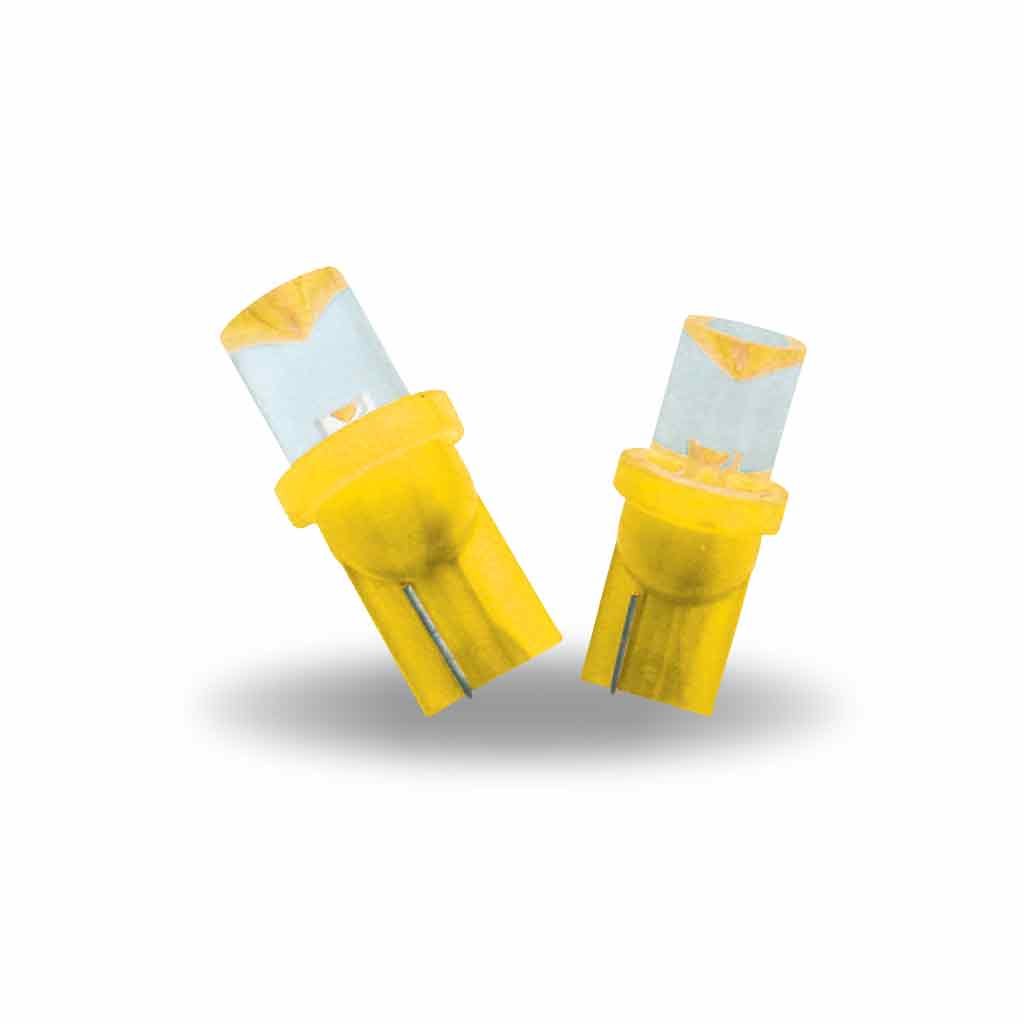 Amber 194 Replacement LED Bulbs with Lens - 1 Diode-TB-SP3037A
