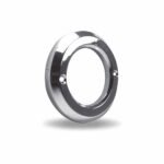 2" Round Light Bezel - Screw On | Chrome ABS Plastic-TBEZ-2CH3