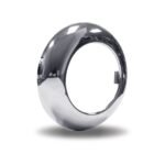 2.5" Round Light Bezel - Twist On | Chrome ABS Plastic-TBEZ-2HCH4