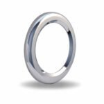 4" Round Light Bezel - Twist On | Chrome ABS Plastic-TBEZ-4CH4