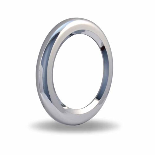 4" Round Light Bezel - Twist On | Chrome ABS Plastic-TBEZ-4CH4