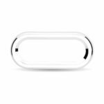 6" Oval Light Bezel - Security Lock | Stainless Steel-TBEZ-OLR