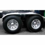 108" 3 Ribbed Full Fenders - 16 Gauge | Mirror Shine Stainless Steel - Image 2