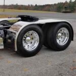 142" 'The Boss' Smooth Straight Drop full Fenders - 14 Gauge | Mirror Shine Stainless Steel-TFEN-F33