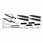 Painted Full Fender Mounting Kit - Angled Fender Brackets | Triangle Mounts-TFEN-FKITP