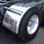 60" 3 Ribbed Half Fenders - 16 Gauge | Mirror Shine Stainless Steel-TFEN-H27
