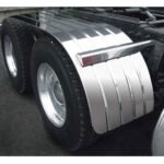 66" 4 Ribbed Half Fenders - 16 Gauge | Mirror Shine Stainless Steel-TFEN-H34
