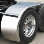 80" Rollin' Lo Smooth Half Fenders - 14 Gauge | Mirror Shine Stainless Steel-TFEN-H52