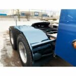 72" Smoke & Mirror Smooth Half Fender with Flange - Blue | 16 Gauge-TFEN-H70BL