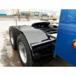 72" Smoke & Mirror Smooth Half Fender with Flange - Black | 16 Gauge-TFEN-H70B