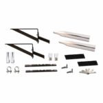 Half Fender Mounting Kit - Adjustable Fender Brackets | 14 Gauge (Standard) | Non Threaded Post Mount-TFEN-HKITN