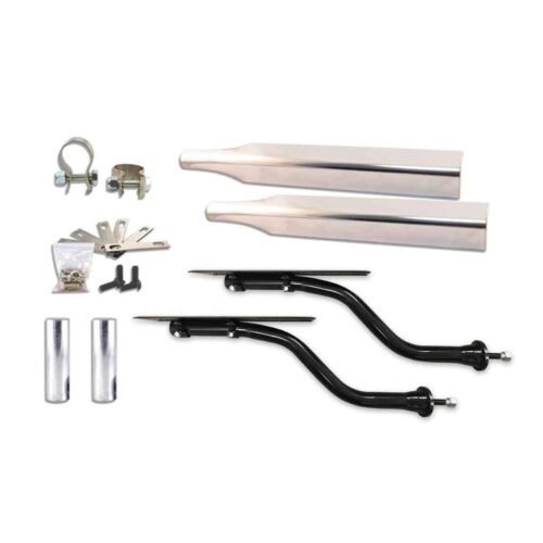 Half Fender Mounting - Swivel Fender Brackets | 14 Gauge | Non Threaded Post Mount-TFEN-HKITN2