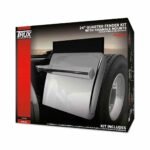 24" Quarter Fender Kit with Triangle Mounts - 16 Gauge | Mirror Shine Stainless Steel - Image 2