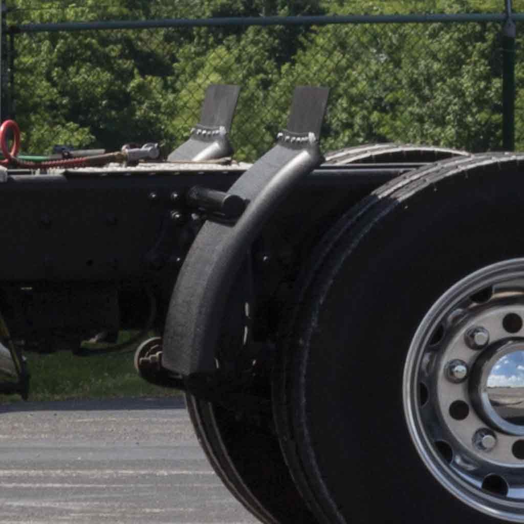 TFEN-Q20_TRUCK2 24" Quarter Fender Kit with Tube Mounts - Polypropylene (Poly) - Image 2