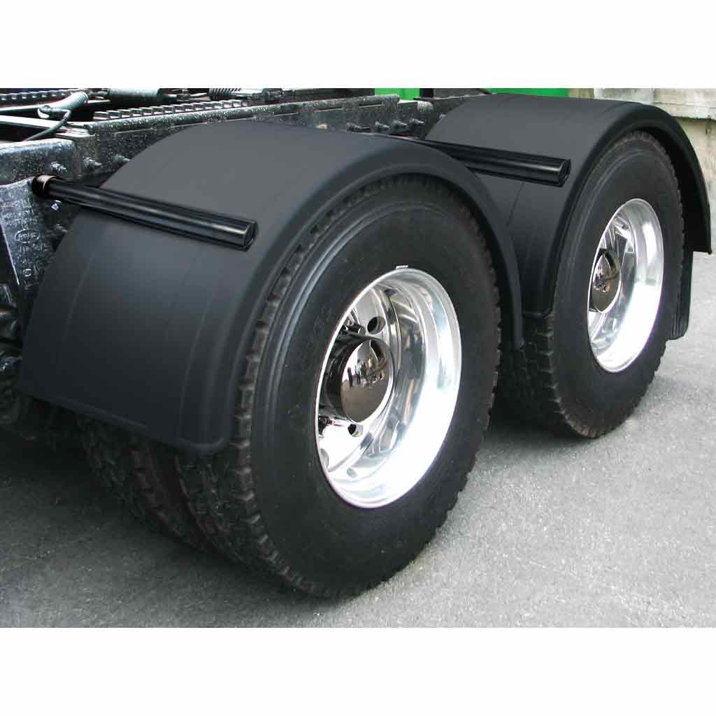 76" Poly Single Axle Fenders - Polypropylene (Poly)-TFEN-S17