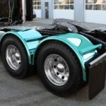 80″ Smoke & Mirror Smooth Single Axle Fenders with Flange – Green | 14 Gauge-TFEN-S47GR