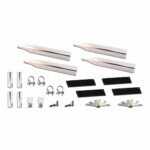 Single Axle Fender Mounting Kit - 14 Gauge (Standard) | Triangle Mounts | Non Threaded Post Mount - Image 2