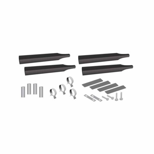 Smoke & Mirror Single Axle Fender Mounting Kit – Black | 14 Gauge | Triangle Mounts-TFEN-SKITSMB