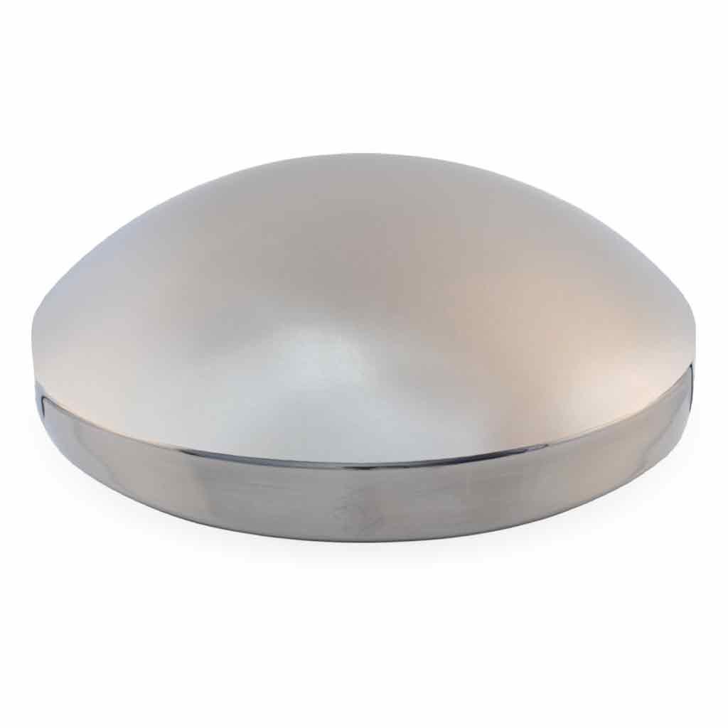 8 1/4" I.D Dome Rear Hubcap - Stainless Steel-THUB-834SS