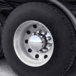 Complete Axle Cover Kit with Removable Hubcaps & 33mm Threaded Nut Covers - Dome Hubcaps | Chrome ABS Plastic - Image 4