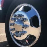 Complete Hubcap & Nut Cover Kit - 33mm Push On Nut Covers | Dome Hubcaps | Chrome ABS Plastic - Image 3