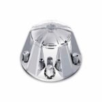 Complete Chrome ABS Plastic Mag Wheel Axle & Nut Cover Kit - Image 5