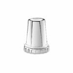 Chrome ABS Plastic Front Mag Wheel Axle Cover Kit with Removable Center Cap & 33mm Threaded Nut Covers - Image 4