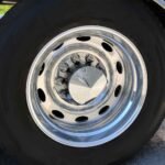 Rear Axle Cover Kit with Removable Hubcap & 33mm Threaded Nut Covers - Pointed Hubcap | Chrome ABS Plastic - Image 3