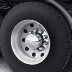 Rear Axle Cover Kit with Removable Hubcap & 33mm Threaded Nut Covers - Dome Hubcap | Chrome ABS Plastic - Image 3