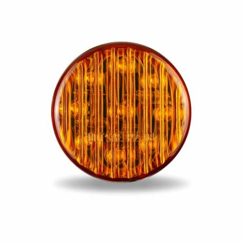 2" Amber Clearance Marker Round LED Light - 9 Diodes (Poly Bag)-TLED-2A1