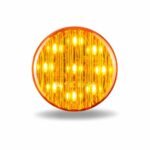 2" Amber Clearance Marker Round LED Light - 9 Diodes (Poly Bag) - Image 2