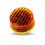 2" Amber Clearance Marker Round LED Light - 9 Diodes - Image 3