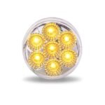 2.5" Amber Marker to Blue Auxiliary Round LED Light - 7 Diodes - Image 3