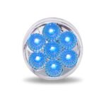 2.5" Amber Marker to Blue Auxiliary Round LED Light - 7 Diodes - Image 4