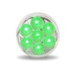 2.5" Amber Marker to Green Auxiliary Round LED Light - 7 Diodes - Image 4