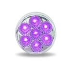 2.5" Amber Marker to Purple Auxiliary Round LED Light - 7 Diodes - Image 4