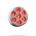 2.5" Amber Marker to Red Auxiliary Round LED Light - 7 Diodes - Image 7