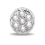 2.5" Red Marker to White Auxiliary Round LED Light - 7 Diodes - Image 4